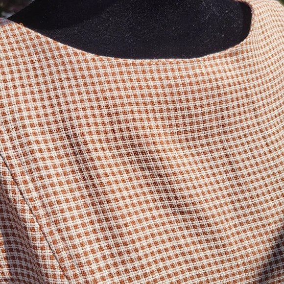 Checkered Vintage Dress (M/L) - Picture 4 of 4